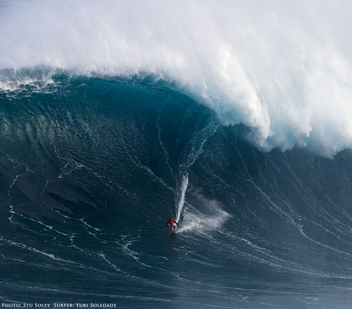 Big swell at Pe'ahi (Jaws) Maui. The stars aligned on December