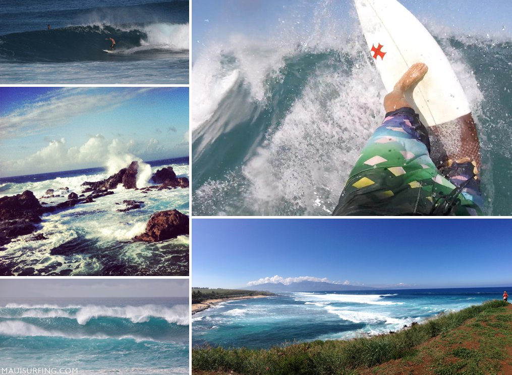 surfing Hookipa Paia