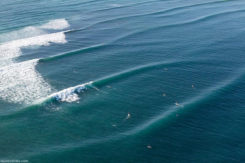 Biggest Waves On Maui Set Rolling Through