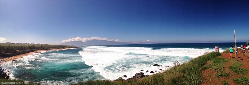 Biggest Waves On Maui Viewing Area