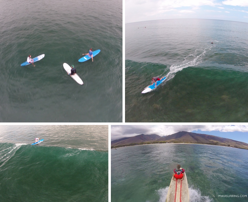 Launiupoko surfing