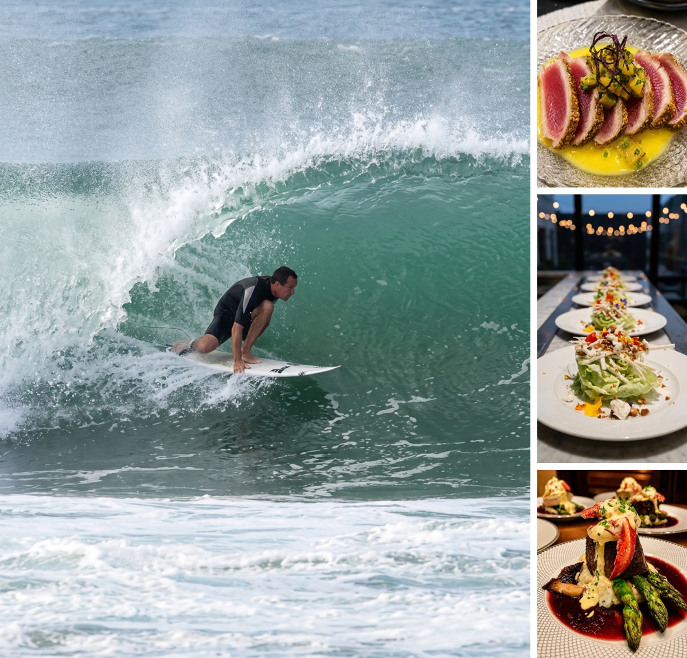 Matt Yakabouski surfing
